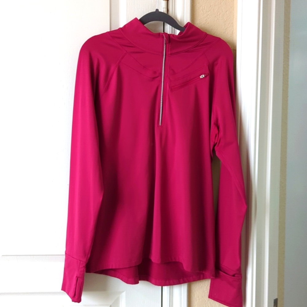 Lucy Athletic 1/4 Zippered Top